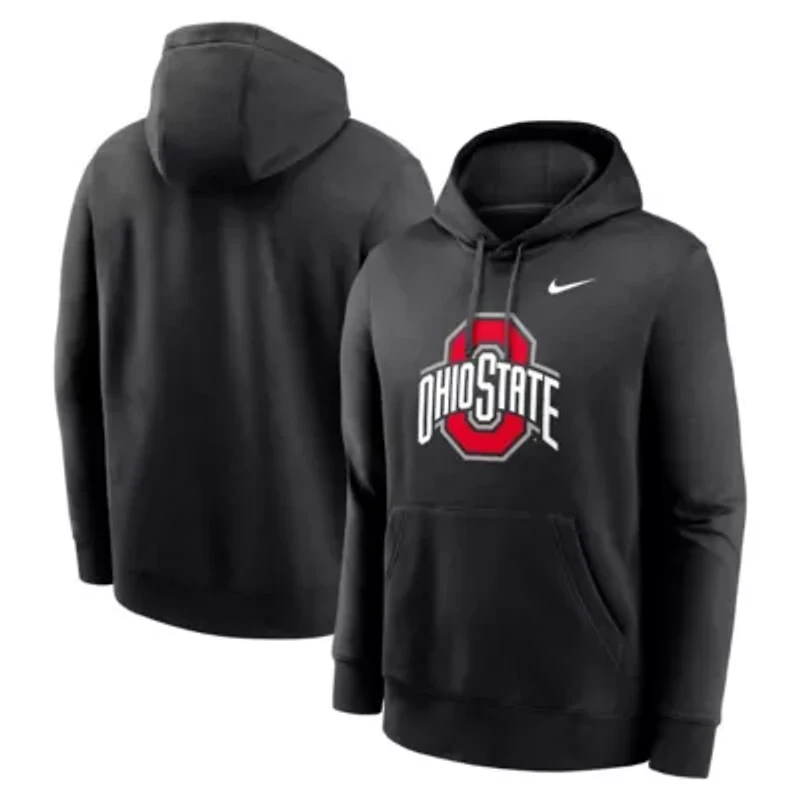 NCAA Nike Ohio State Buckeyes Primetime Club Fleece Pullover Hoodie