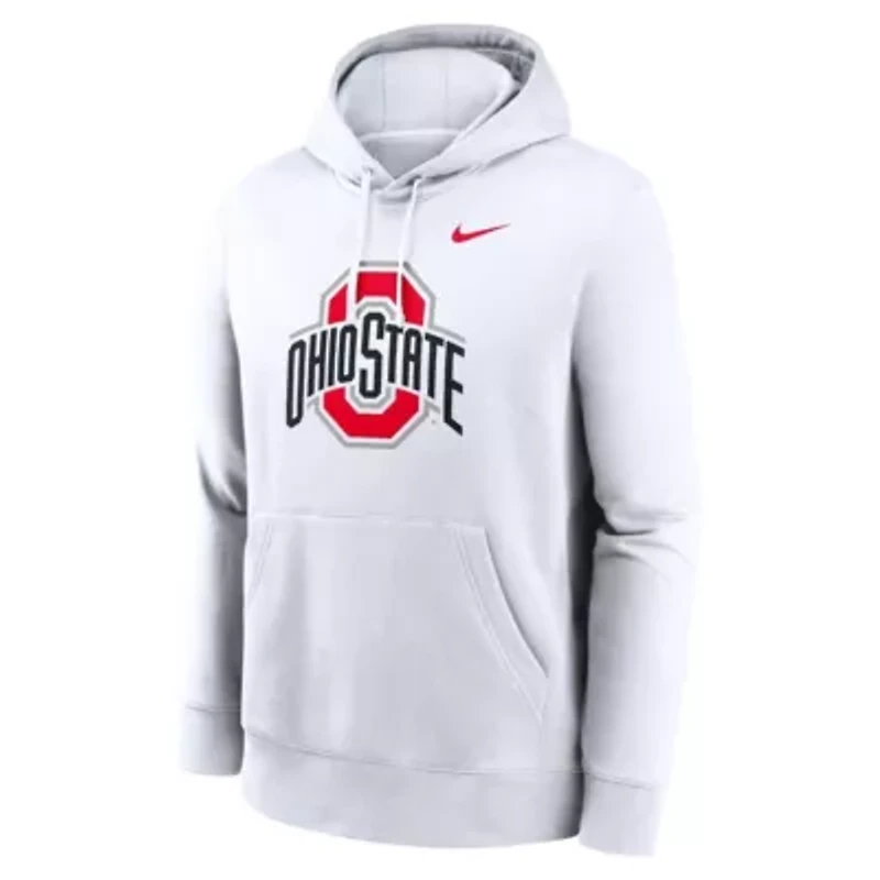 NCAA Nike Ohio State Buckeyes Primetime Club Fleece Pullover Hoodie