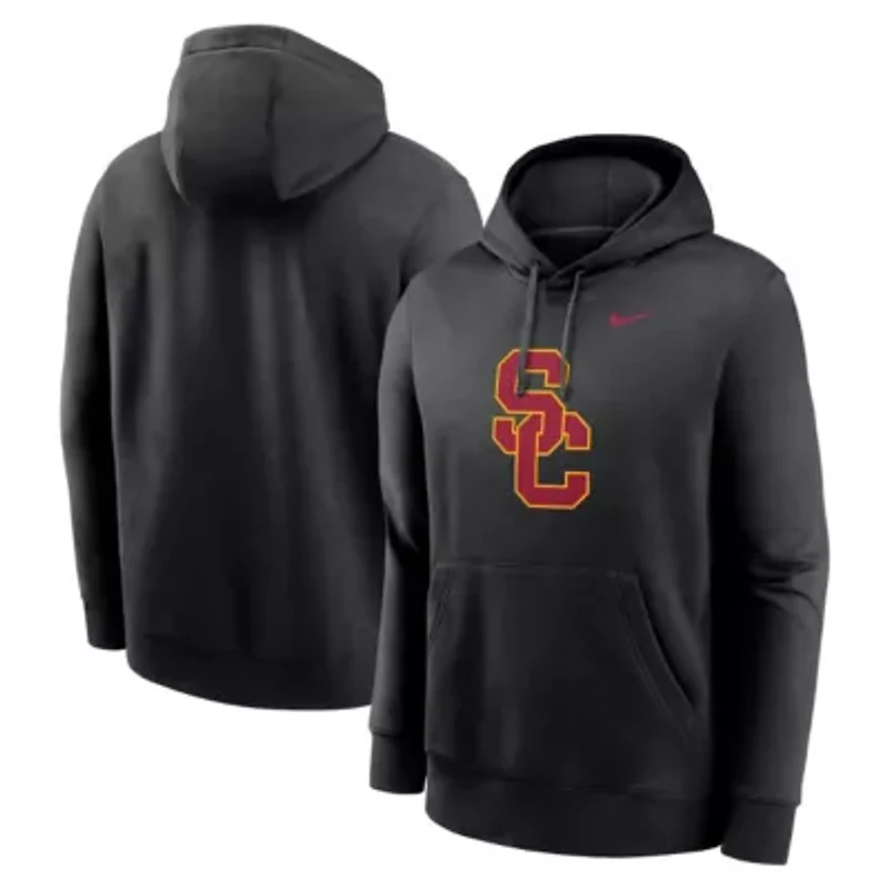 NCAA Nike USC Trojans Primetime Club Fleece Pullover Hoodie