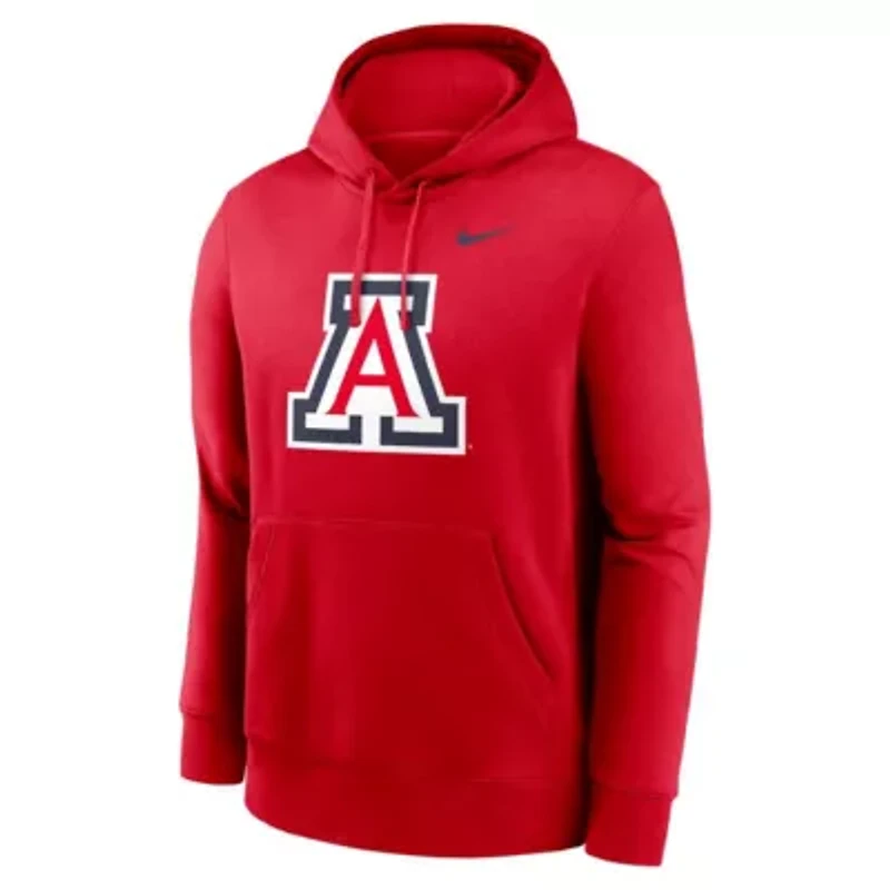 NCAA Nike Arizona Wildcats Primetime Club Fleece Pullover Hoodie