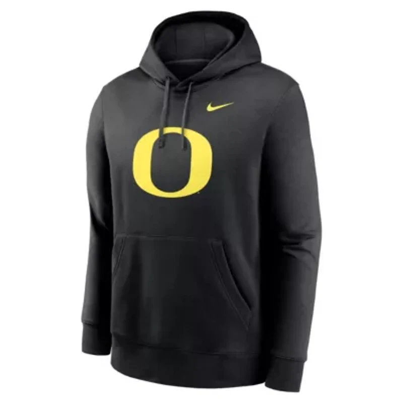 NCAA Nike Oregon Ducks Primetime Club Fleece Pullover Hoodie