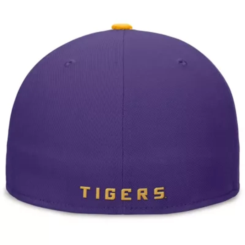 NCAA Nike Purple/Gold LSU Tigers Performance Fitted Hat