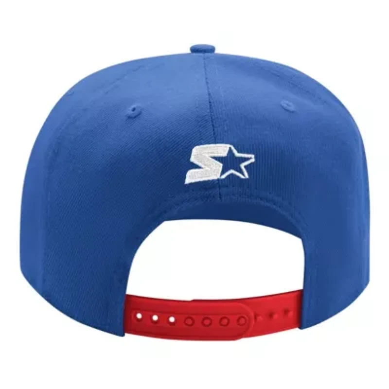 NHL Blue/Red New York Rangers Arch Logo Two-Tone Snapback Hat