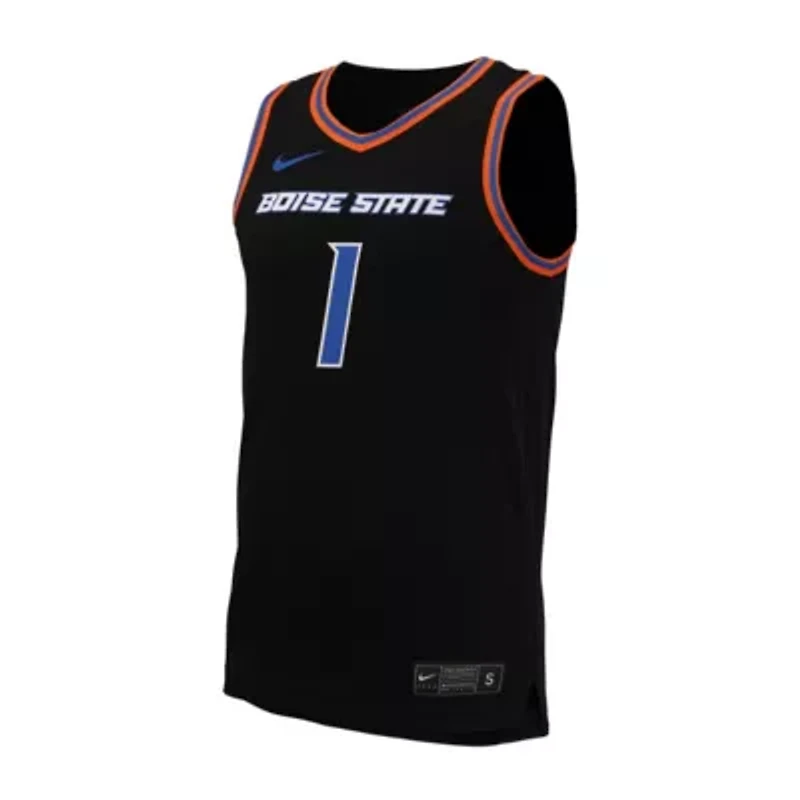 NCAA Nike #1 Boise State Broncos Replica Basketball Jersey