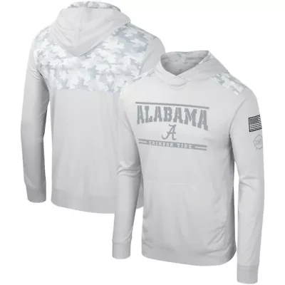 Alabama Crimson Tide NCAA OHT Military Appreciation Long Sleeve Hoodie T-Shirt
