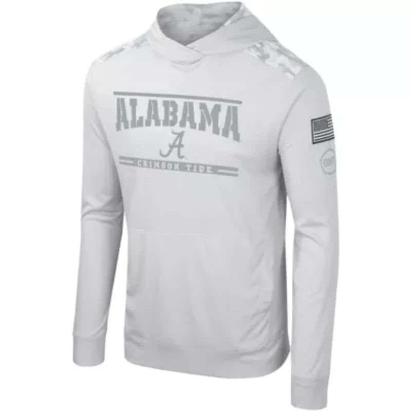Alabama Crimson Tide NCAA OHT Military Appreciation Long Sleeve Hoodie T-Shirt