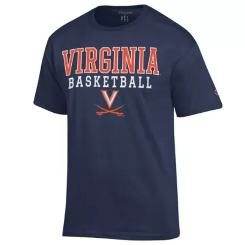 NCAA Virginia Cavaliers Icon Logo Basketball Jersey T-Shirt
