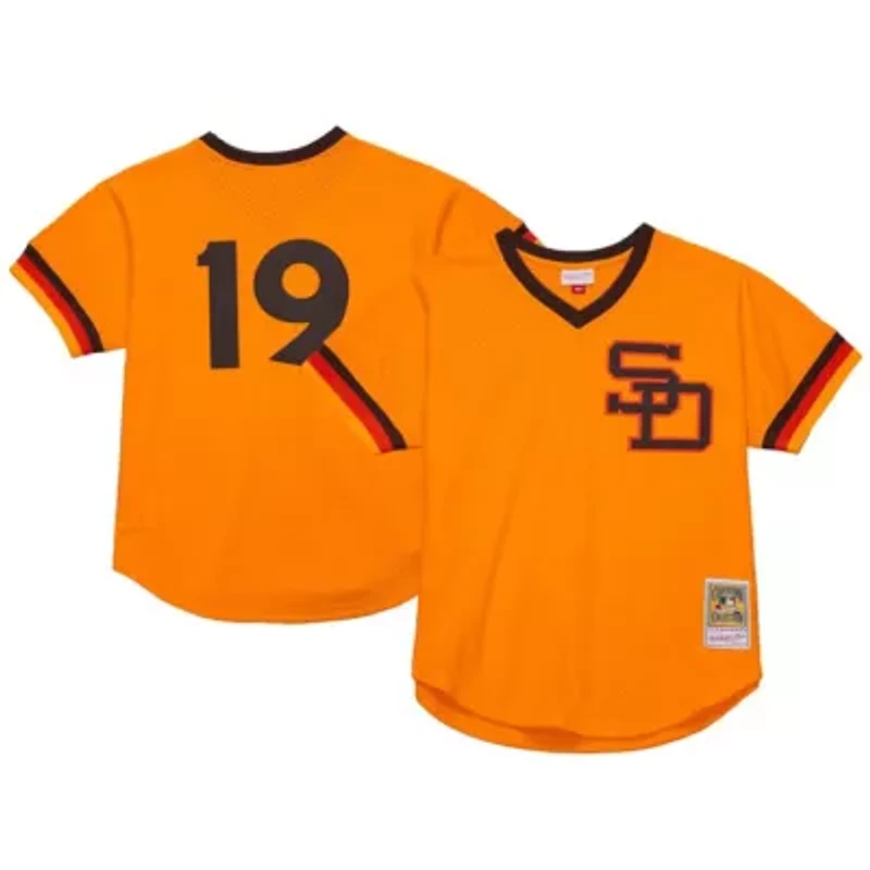 MLB Tony Gwynn San Diego Padres 1982 Authentic Cooperstown Collection Mesh Batting Practice Jersey