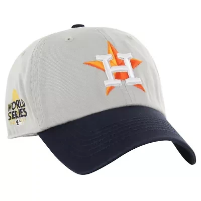 MLB Gray/Navy Houston Astros Sure Shot Classic Franchise Fitted Hat