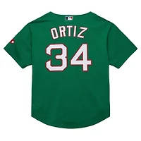 Boston Red Sox MLB David Ortiz Kelly Cooperstown Collection Mesh Batting Practice Jersey