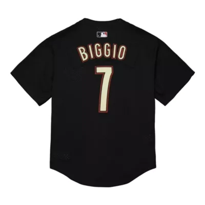 MLB Craig Biggio Houston Astros Cooperstown Collection Mesh Batting Practice Jersey