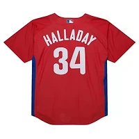 MLB Roy Halladay Philadelphia Phillies Cooperstown Collection 2010 Batting Practice Jersey