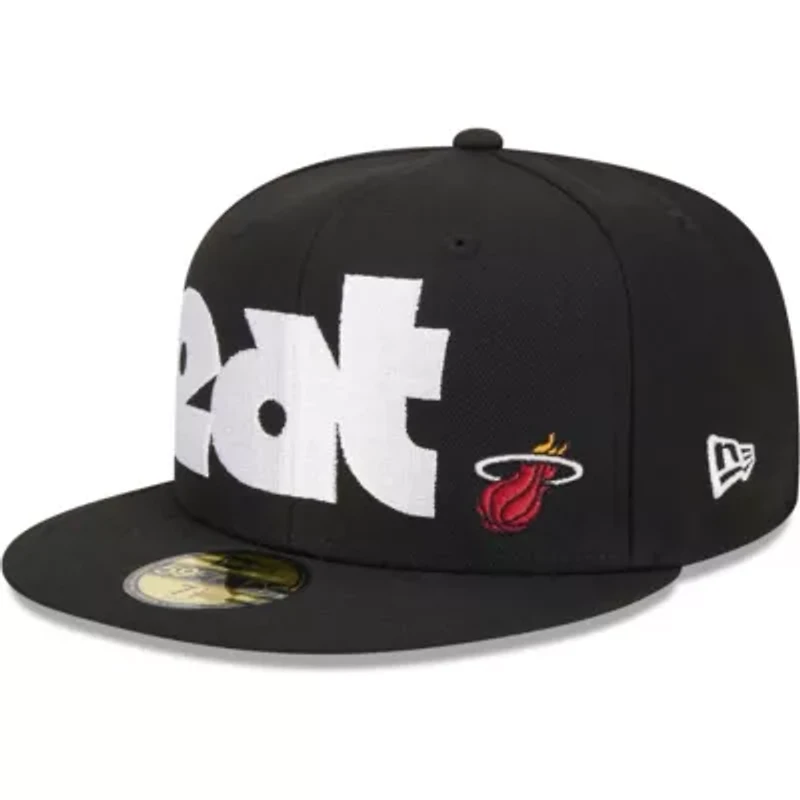 NBA Miami Heat Checkerboard UV 59FIFTY Fitted Hat