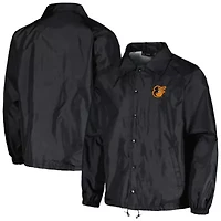 MLB Baltimore Orioles Coach's Raglan Full-Snap Windbreaker Jacket