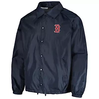 Boston Red Sox MLB Boston Sox Coach's Raglan Full-Snap Windbreaker Jacket