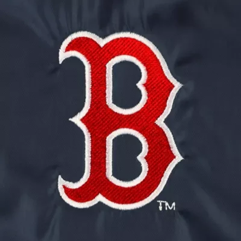 Boston Red Sox MLB Boston Sox Coach's Raglan Full-Snap Windbreaker Jacket