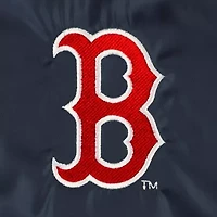 Boston Red Sox MLB Boston Sox Coach's Raglan Full-Snap Windbreaker Jacket