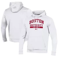 NCAA Under Armour Boston University Hockey Fleece Pullover Hoodie