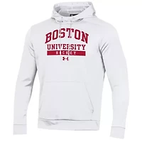 NCAA Under Armour Boston University Hockey Fleece Pullover Hoodie