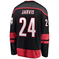 NHL Fanatics Seth Jarvis Carolina Hurricanes Home Breakaway Jersey