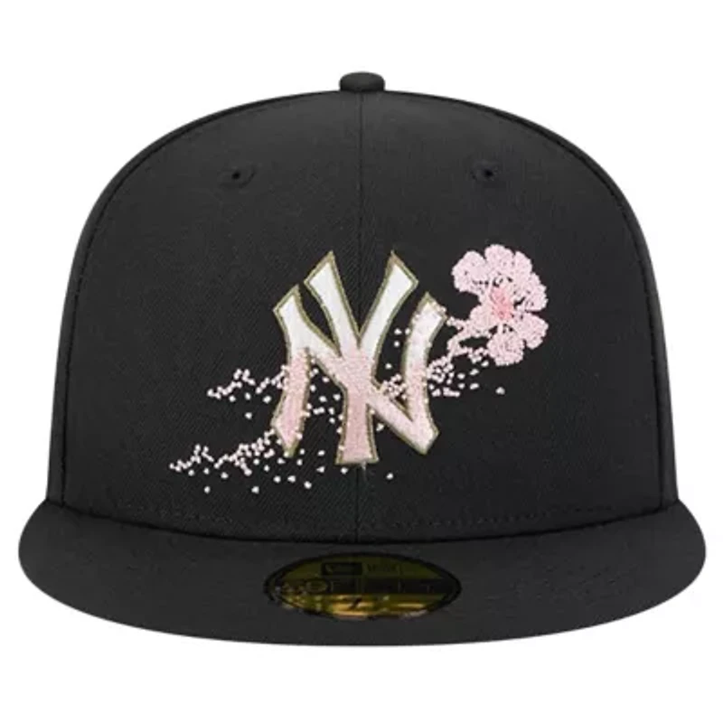 MLB New York Yankees Dotted Floral 59FIFTY Fitted Hat