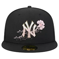 MLB New York Yankees Dotted Floral 59FIFTY Fitted Hat