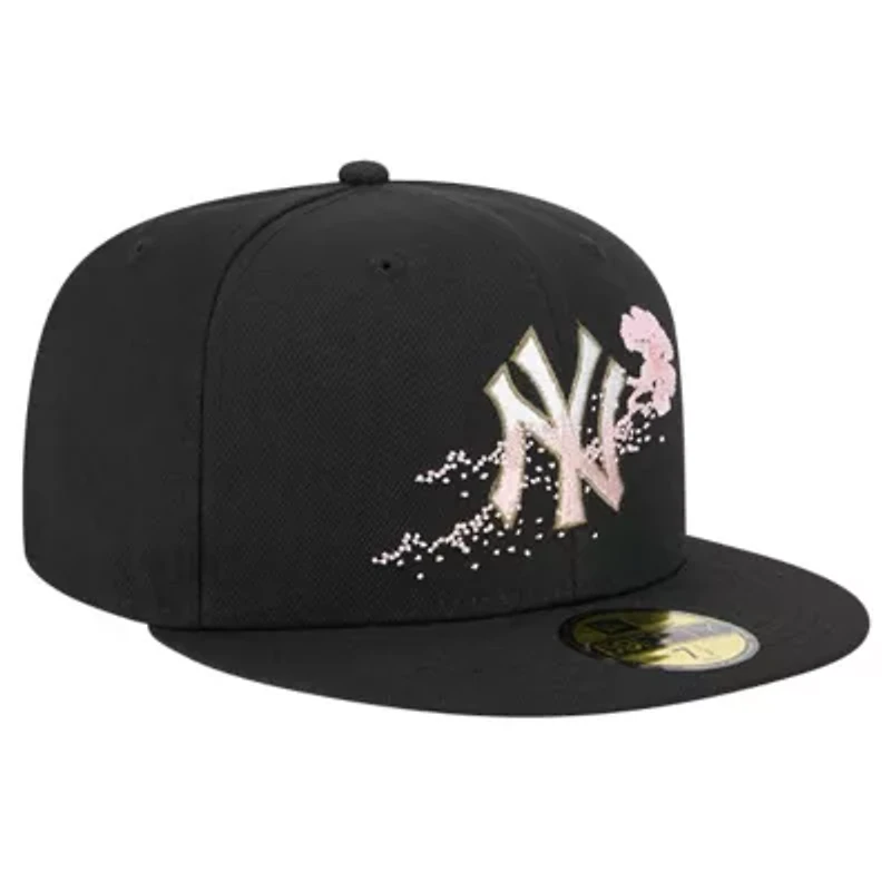 MLB New York Yankees Dotted Floral 59FIFTY Fitted Hat