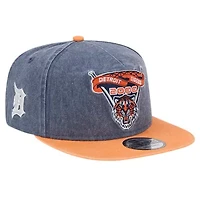 MLB Navy/Orange Detroit Tigers 2000 Pigment Dye Golfer Snapback Hat