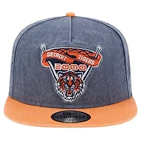 MLB Navy/Orange Detroit Tigers 2000 Pigment Dye Golfer Snapback Hat