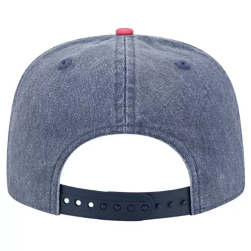 Boston Red Sox MLB Navy/Red Boston Sox 2007 MLB World Series s Pigment Dye Golfer Snapback Hat