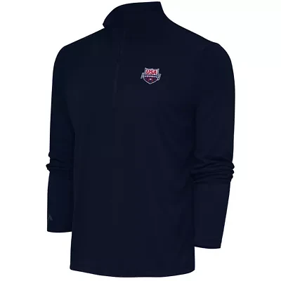 Olympics USA Swimming Tribute Quarter-Zip Pullover Top