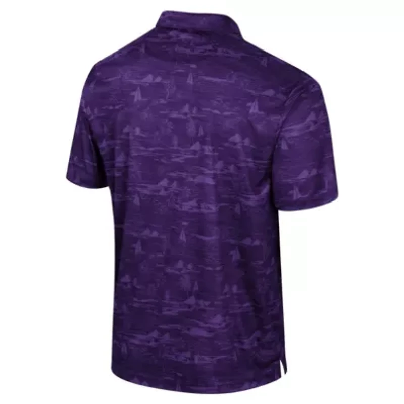 NCAA Clemson Tigers Daly Print Polo
