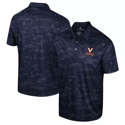 NCAA Virginia Cavaliers Daly Print Polo