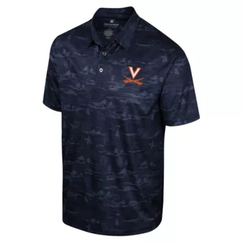 NCAA Virginia Cavaliers Daly Print Polo
