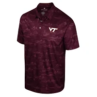 NCAA Virginia Tech Hokies Daly Print Polo