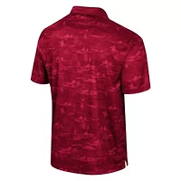 NCAA Arkansas Razorbacks Daly Print Polo
