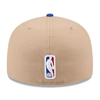 NBA Tan/Royal Philadelphia 76ers 2024 Draft 59FIFTY Fitted Hat