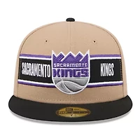 NBA Tan/Black Sacramento Kings 2024 Draft 59FIFTY Fitted Hat