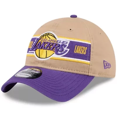 NBA Tan/Purple Los Angeles Lakers 2024 NBA Draft 9TWENTY Adjustable Hat