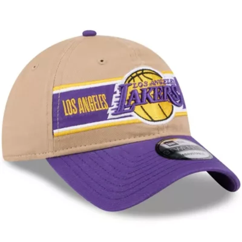 NBA Tan/Purple Los Angeles Lakers 2024 NBA Draft 9TWENTY Adjustable Hat