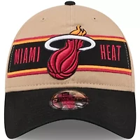 NBA Tan/Black Miami Heat 2024 NBA Draft 9TWENTY Adjustable Hat