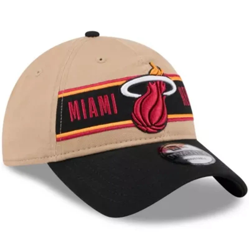 NBA Tan/Black Miami Heat 2024 NBA Draft 9TWENTY Adjustable Hat
