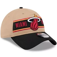 NBA Tan/Black Miami Heat 2024 NBA Draft 9TWENTY Adjustable Hat