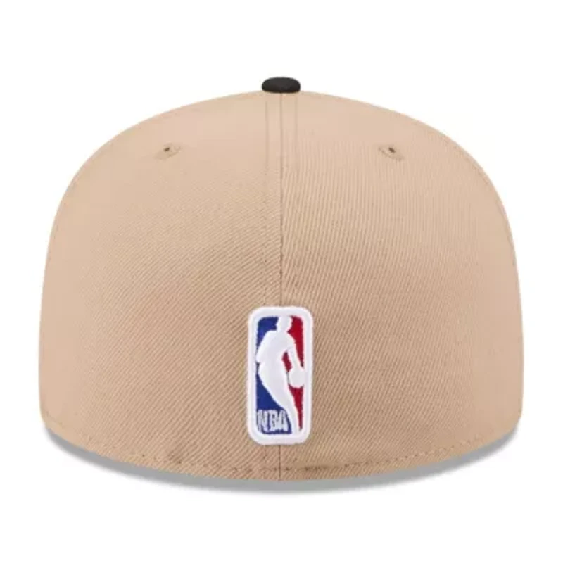 NBA Tan/Black Miami Heat 2024 Draft 59FIFTY Fitted Hat