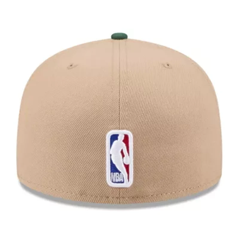 NBA Tan/Hunter Milwaukee Bucks 2024 Draft 59FIFTY Fitted Hat