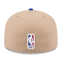 NBA Tan/Blue New York Knicks 2024 Draft 59FIFTY Fitted Hat
