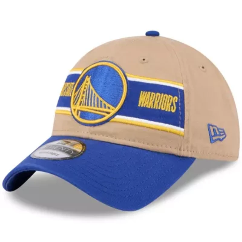NBA Tan/Royal Golden State Warriors 2024 NBA Draft 9TWENTY Adjustable Hat