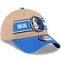 NBA Tan/Blue Dallas Mavericks 2024 NBA Draft 9TWENTY Adjustable Hat