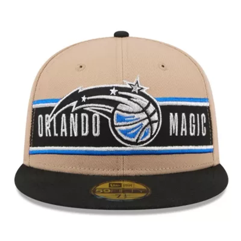 NBA Tan/Black Orlando Magic 2024 Draft 59FIFTY Fitted Hat