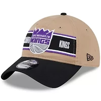 NBA Tan/Black Sacramento Kings 2024 NBA Draft 9TWENTY Adjustable Hat